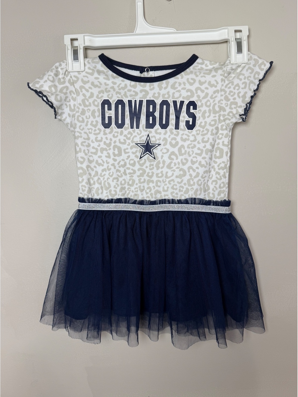 NFL Team Apparel Dallas Cowboys Toddler Girls' Dress Size 3T